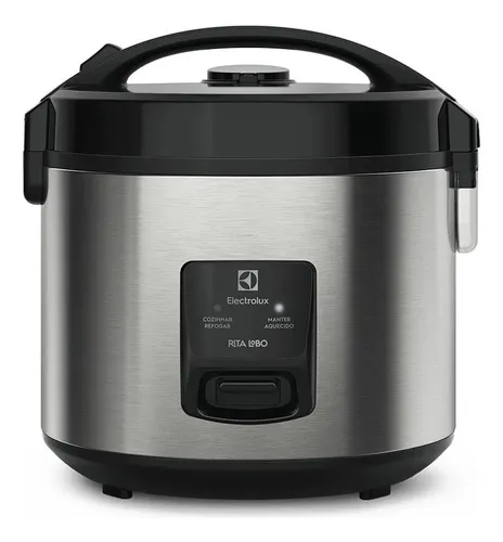 Panela de Arroz Elétrica Electrolux por Rita Lobo 3,5L Inox Efficient 2 em 1 ERC20 - 110/220V