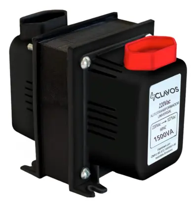 Trafo Transformador Tensão 1500va 110v P/ 220v 220v P/ 110v Clavos