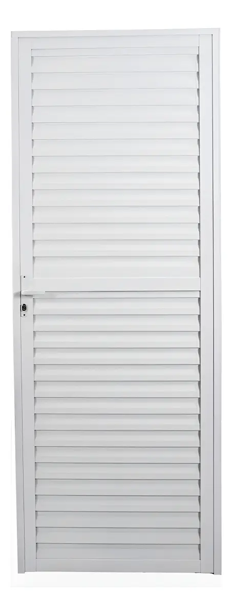 Porta De Alumínio Laminada 210x70cm