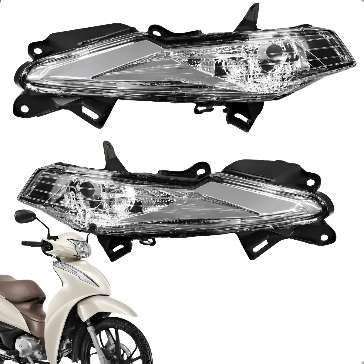 Par Seta Pisca Dianteiro Para Honda Biz110 Biz125 2018 2024