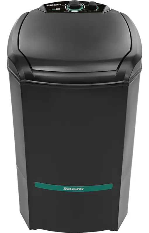 Tanquinho Lavamax Eco 20 Kg Preta Suggar Cor Preto