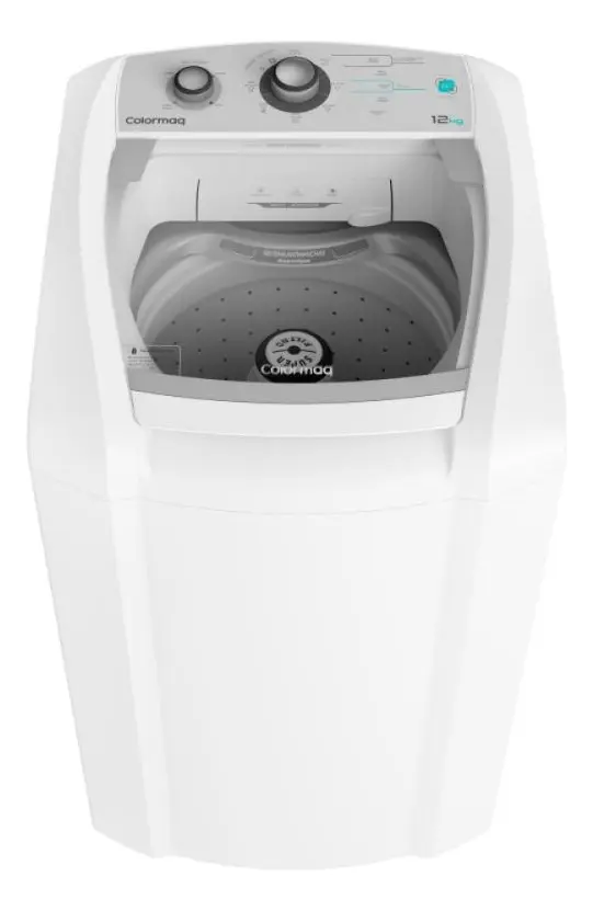 Máquina De Lavar Roupa Colormaq 12kg Cor Branco