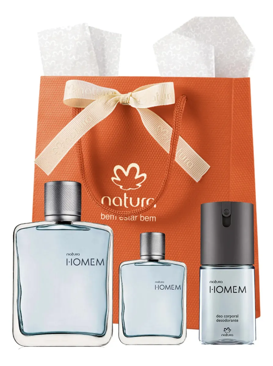 Perfumes Natura Homem Dia Dos Pais (3 Produtos)