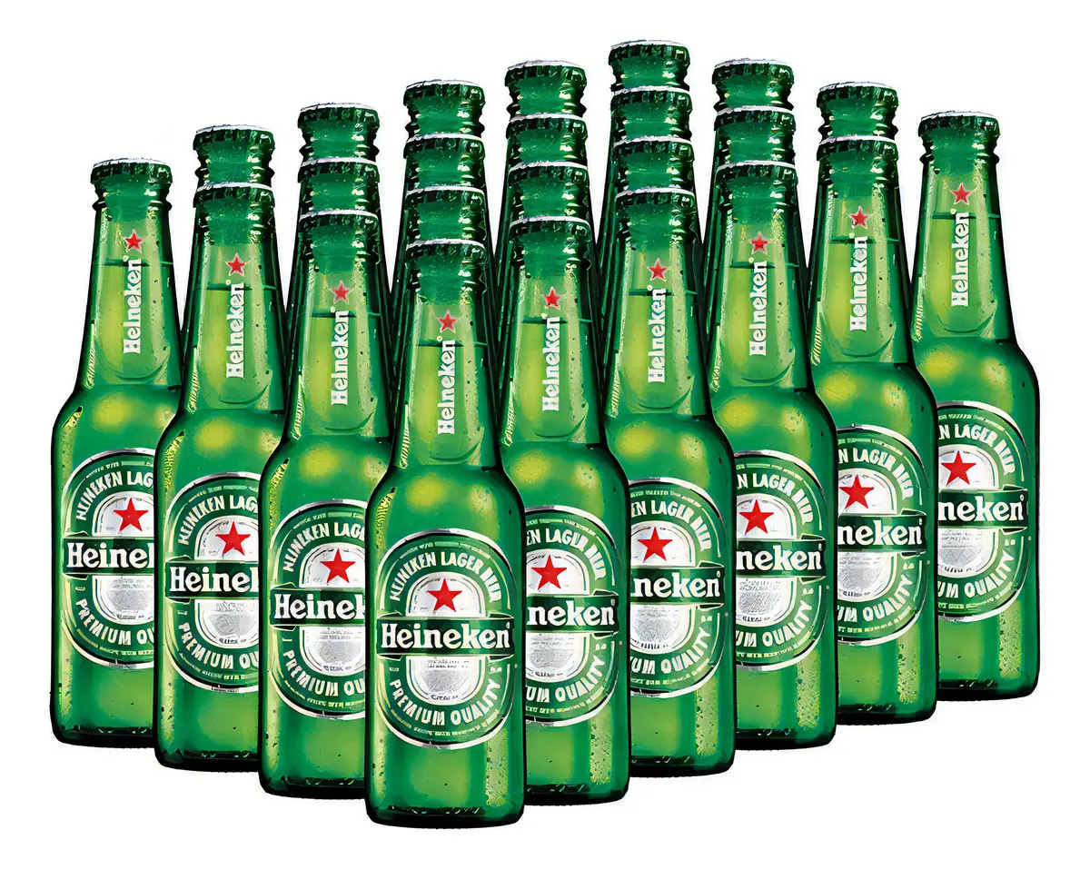 24 Cerveja Heineken Premium Puro Malte Lager 250ml- Cx Shot