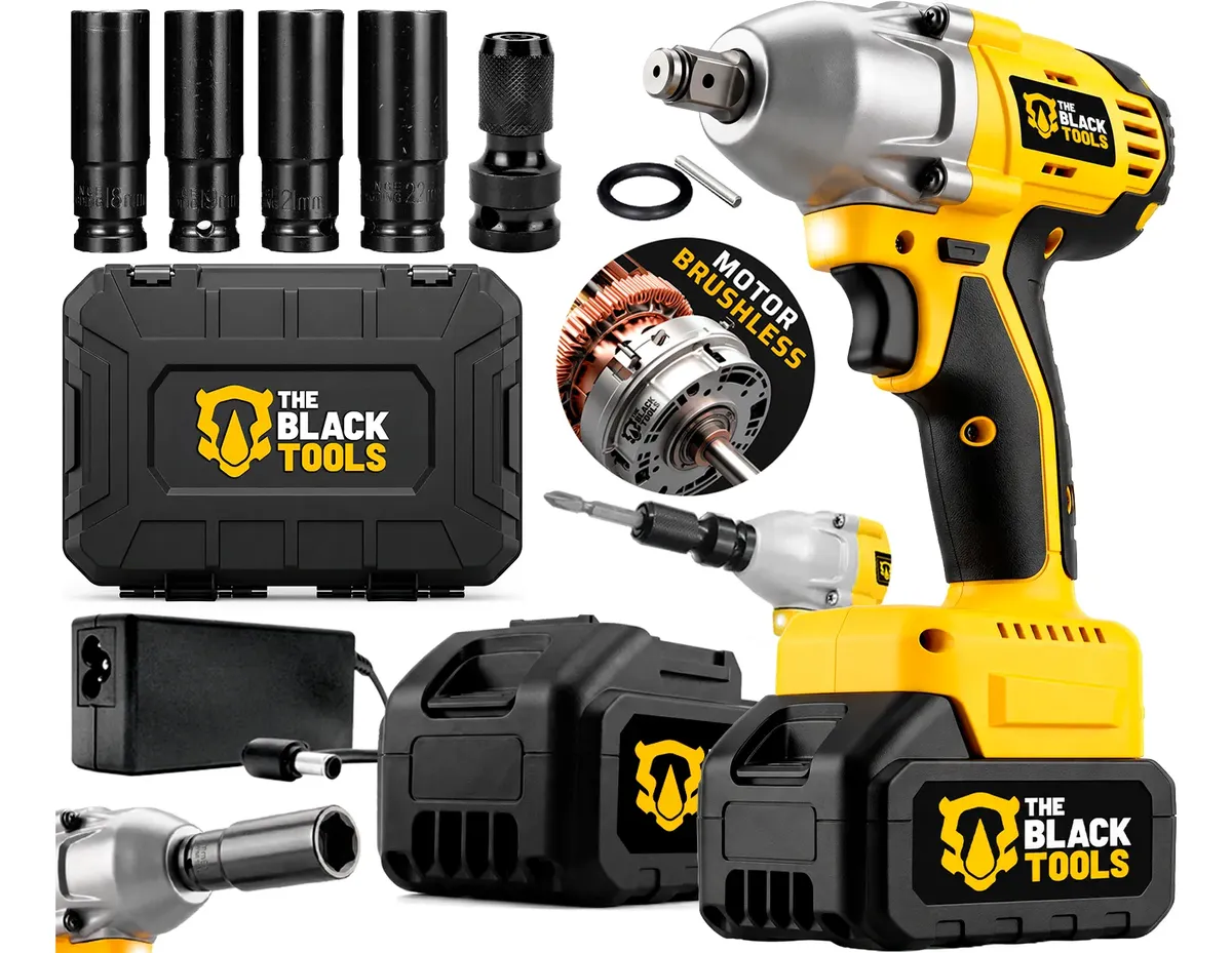 Chave De Impacto 21v 4000mah Brushless Maleta E Acessorios